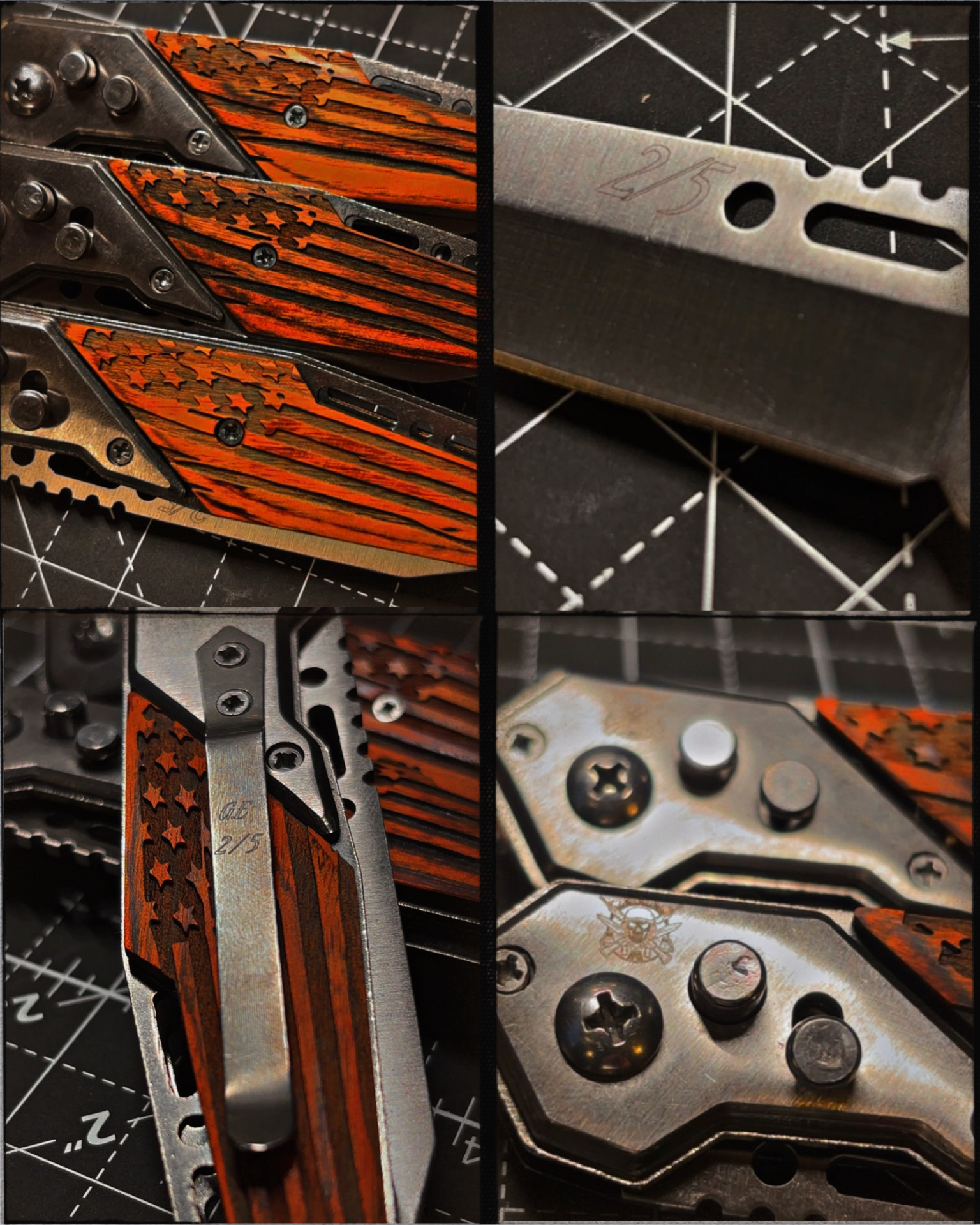 Custom engraved knife